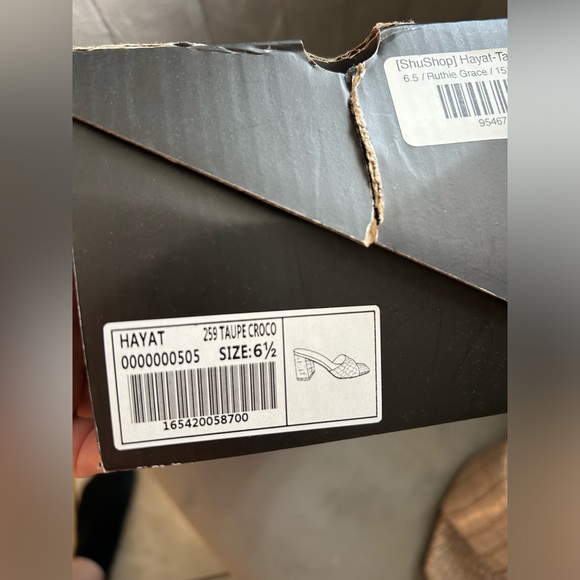 Shu Shop Hayat Heels - size 6.5 - Picture 8 of 8